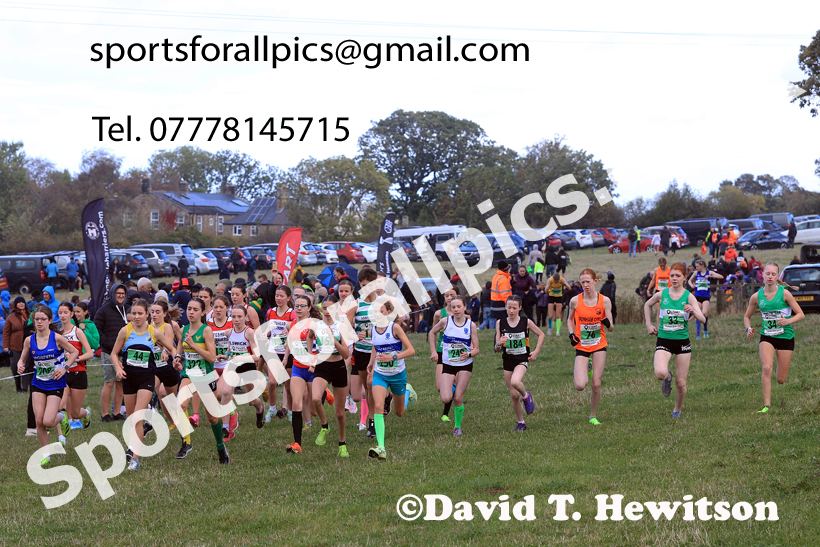 Girls Under-16s 2026 NEHL Eltringham, Mickley, Northumberland. Photo: David T. Hewitson/Sports for All Pics